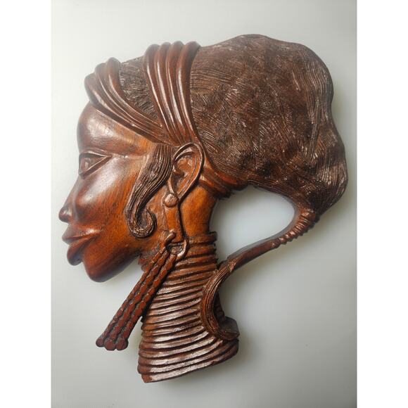 African hand carving by George Berry Sr. Signed - Picture 1 of 10